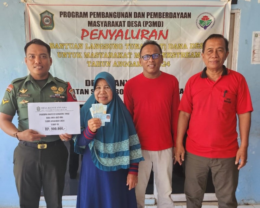 Penyaluran BLT Dana Desa Tahun 2024 untuk bulan Juli-September Bagi Masyarakat Miskin Ekstrim