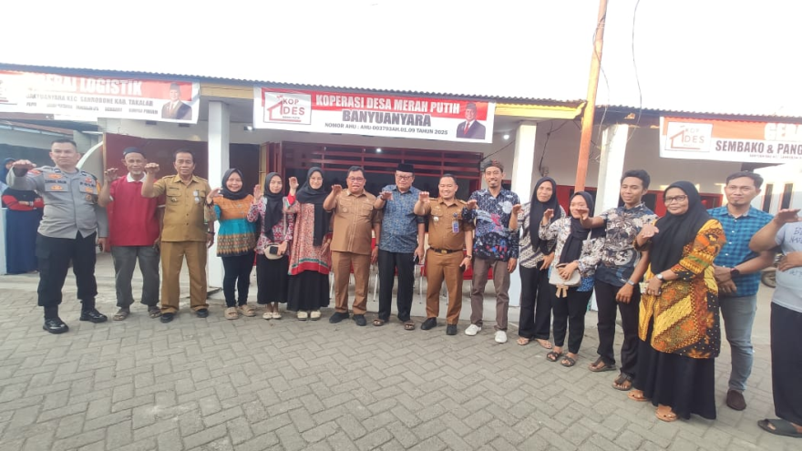 Launching Koperasi Desa Merah Putih Banyuanyara, Diresmikan Langsung oleh Bupati Takalar
