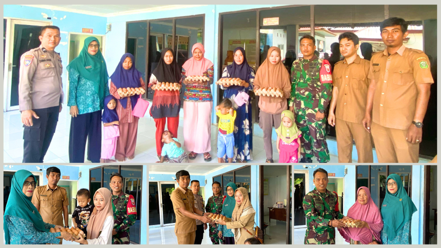 Pembagian PMT Balita Stunting